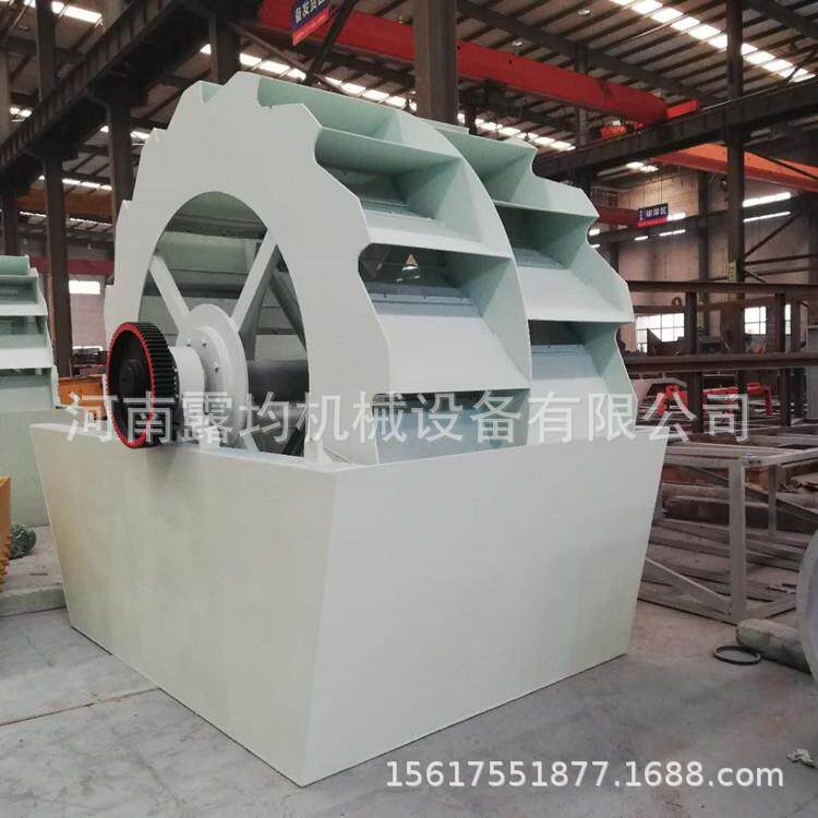 高效节能双螺旋洗砂机黄泥土沙轮斗洗石机大型多功能水轮式洗砂机