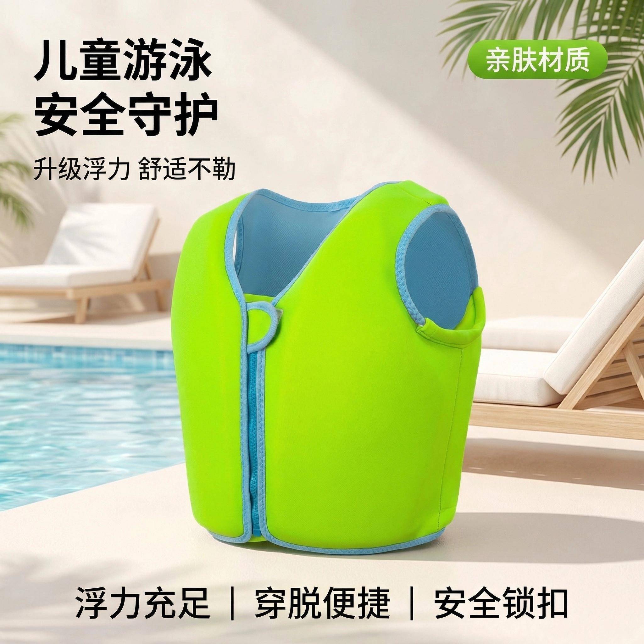 儿童救生衣大浮力背心泳衣救生衣宝宝漂浮马甲救生浮力背心