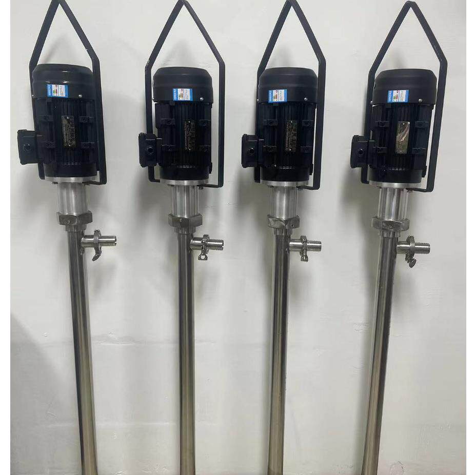 供应HP-550W+500HV-1200不锈钢高粘度螺杆式插桶泵抽胶抽油脂桶泵