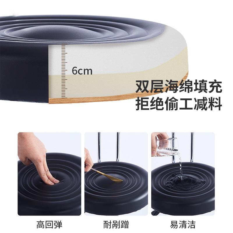 升降吧台椅小滑凳旋转高脚圆盘酒吧靠背椅轴承滑轮大工椅厂供应链