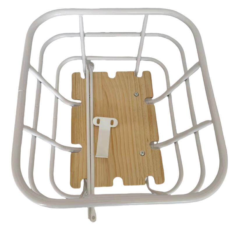 咖啡篮莫顿自行车篮配件前篮新白色24英寸26英寸自行车