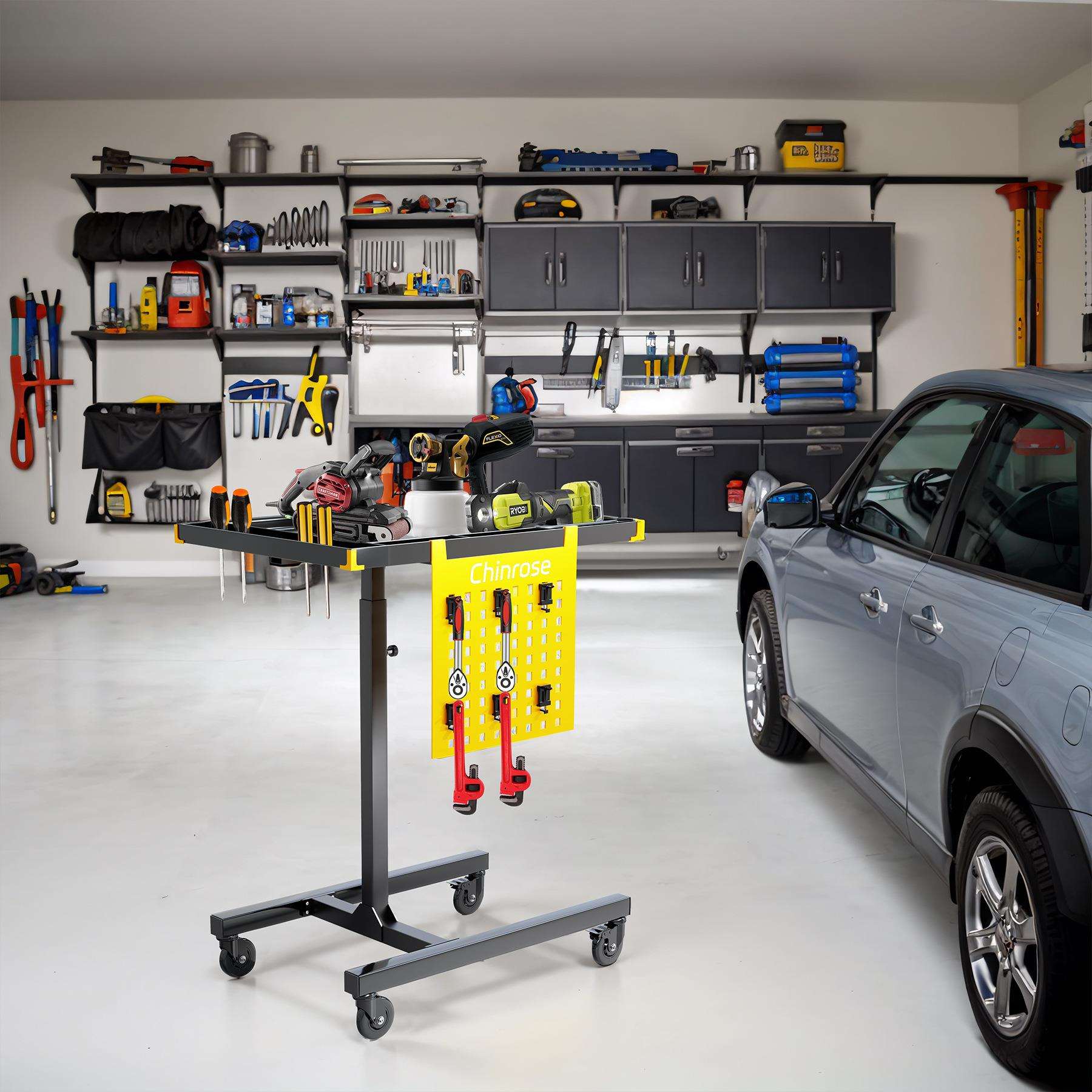 单层工具车 移动金属便携式滚轮工具推车 车间移动工具车