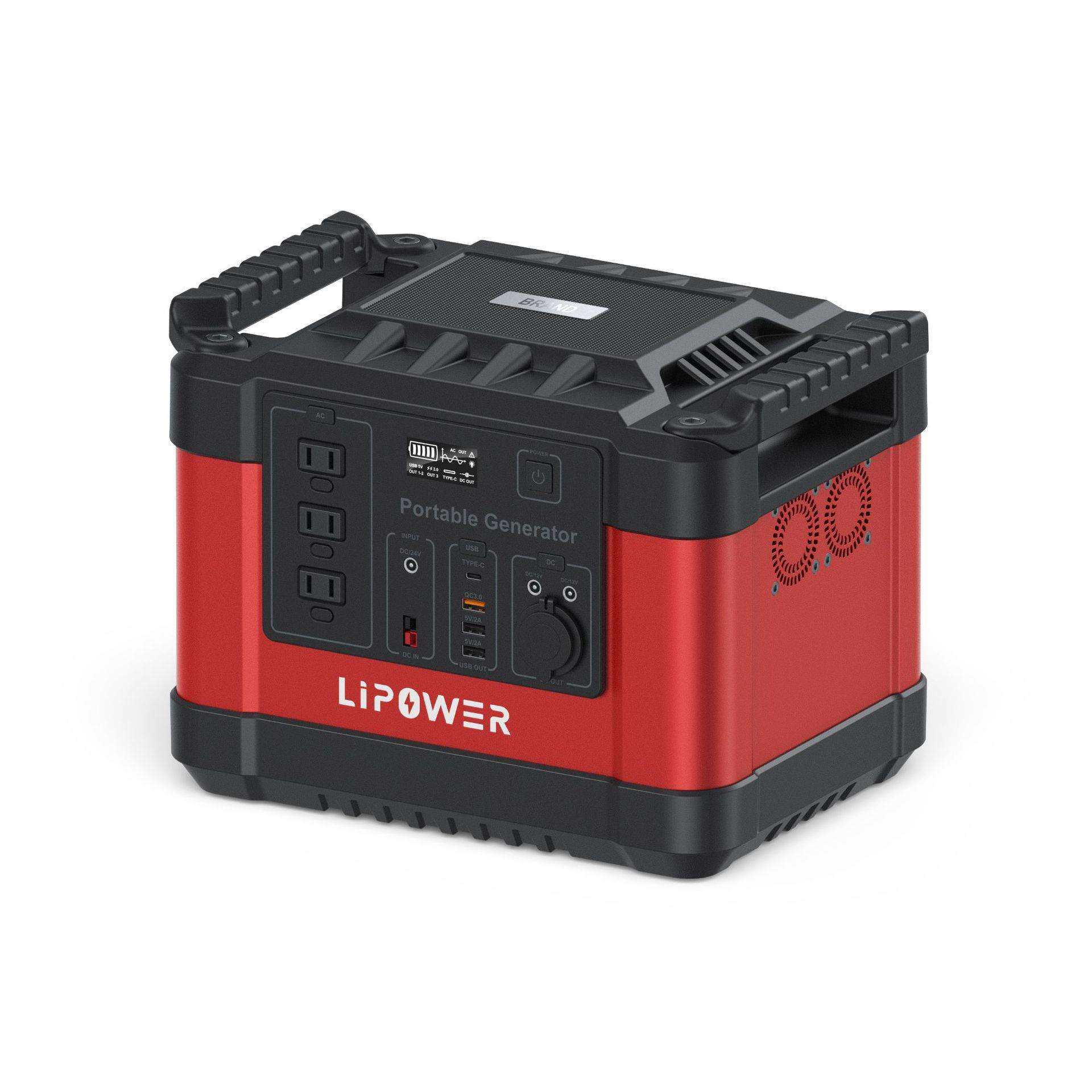 1500W大功率储能电源户外应急电源便携储能箱 太阳能发电夜市电源