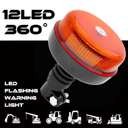LED工程车爆闪警示灯施工转闪灯闪光信号灯农机频闪灯12LED