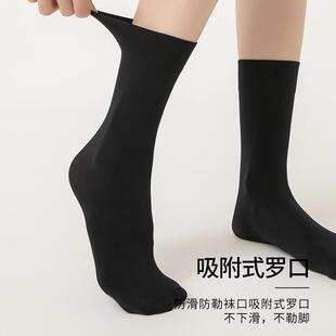 灰色高筒季加厚男款长袜黑色过膝保小腿袜白色配靴子
