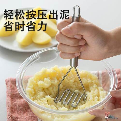 日式土豆泥压泥器不锈钢压鸡蛋牛油果碾压捣碎器神器家用宝宝副食