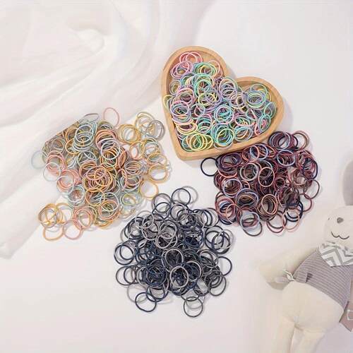 95pcs Girls Colorful Hair Bands Set Elastic Rubber Band Pony