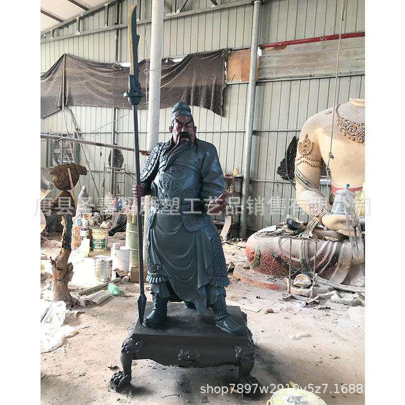 树脂玻璃钢雕塑铸铜铸铁关二爷关羽铜像摆件店铺家用供奉中式装修