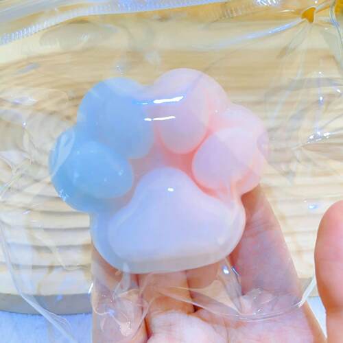 SimulationCat Paw Squishy Fidget Toy Cute Plush Cat Paw Sili
