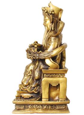 杨铜记 厂家 铜器龙椅财神 铜工艺品摆件 财神 坐财神爷