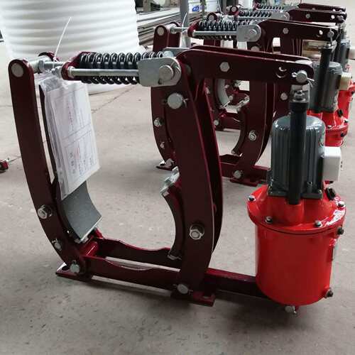 焦作产电力液压推杆制动器YWZ3-500/125型起重机绞车刹车