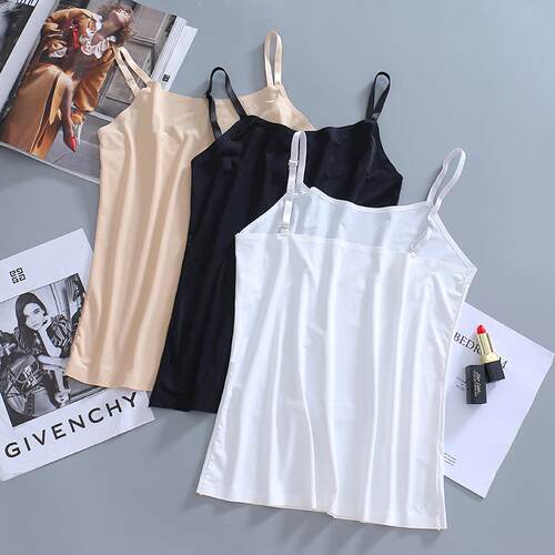 One piece ice silk camisole, yoga exercise, strapless,