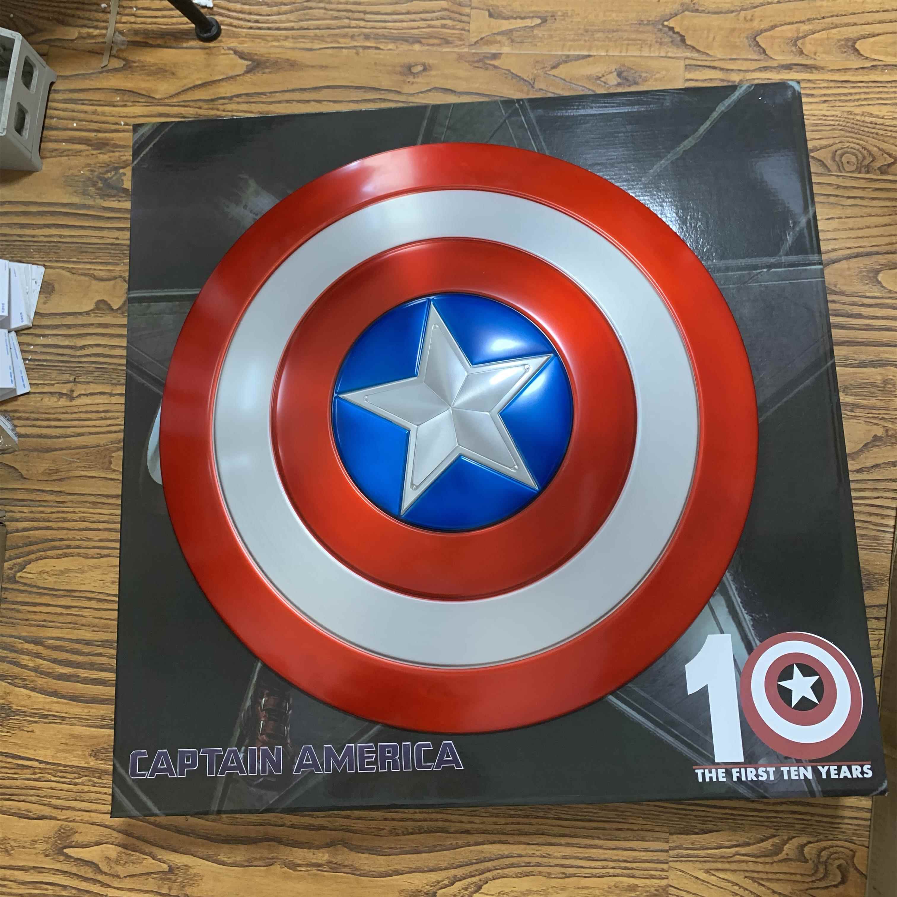 高档1美队长的盾牌金属1比铝合金烤漆工艺圆盾模型情人节全国礼物