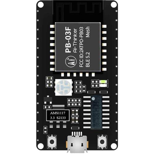安信可蓝牙BLE5.2模块PHY6252芯片 PCB板载天线 PB-03F-Kit开发板
