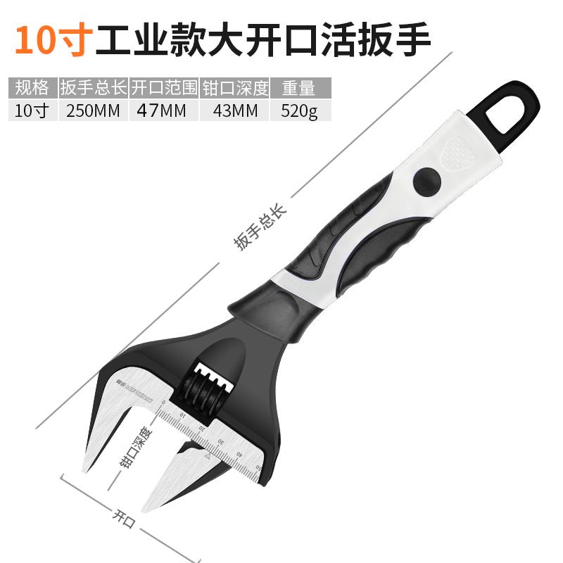 正品绿林浴活动扳手工具大全万用板子大活开口能多功能口万扳手卫图片