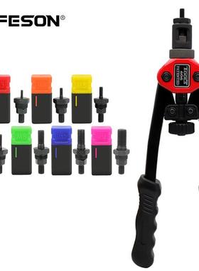 跨境BT606双把手动拉铆螺母枪拉帽枪铆螺母工具拉母拉铆枪M3-M8