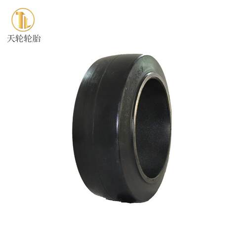 22x8x16设备车辆专用光面压配式实心轮胎宽基轮胎