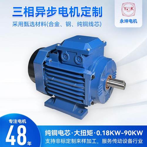 厂家YE3铝壳异步电机可配RV蜗轮蜗杆减速机 卧式B3B35三相电动机