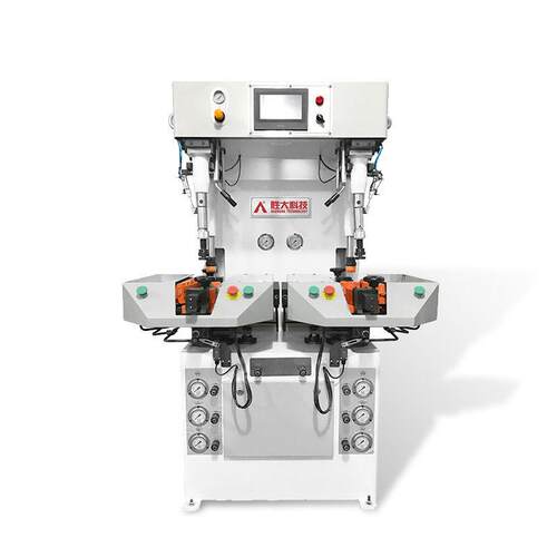 胜大科技广东鞋边压合贴合智能墙式前后可调双工位压底机厂家直销