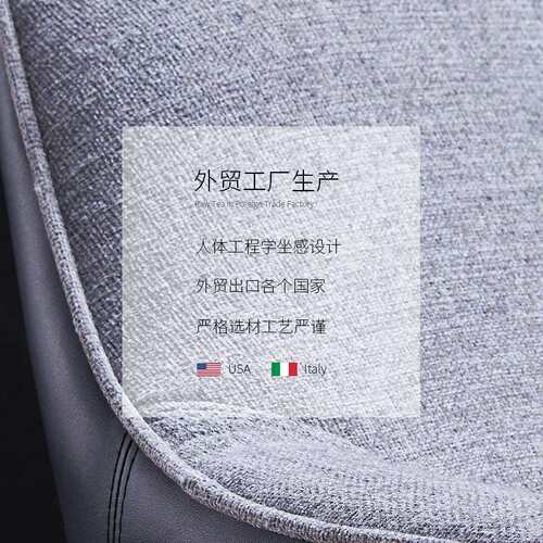 北欧单人沙发椅布艺棉麻客厅阳台创意椅设计师洽谈沙发椅休闲椅子