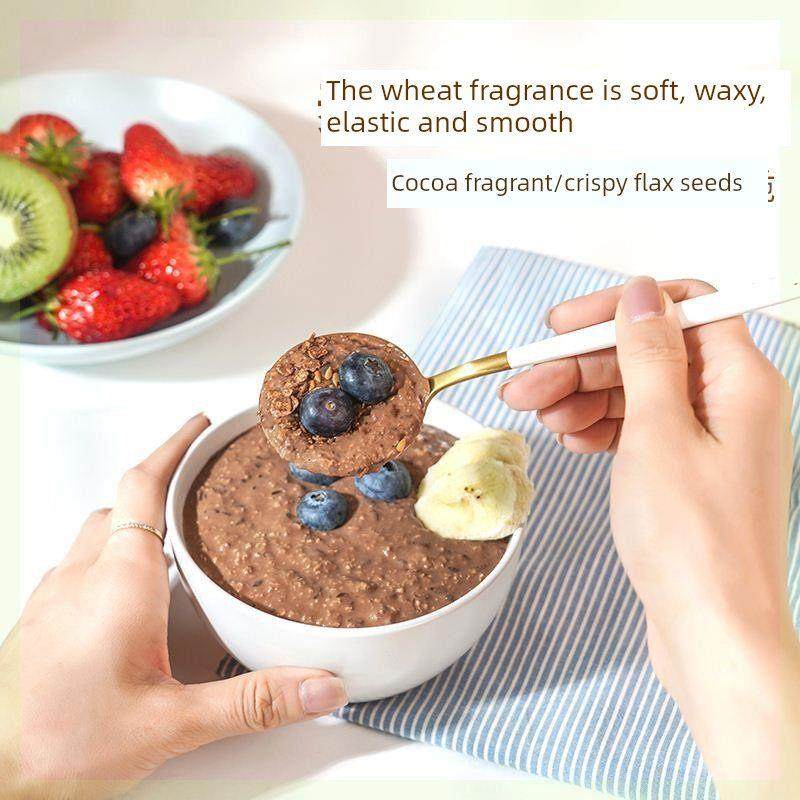 【热辣冲刺】每口知足燕麦片亚麻籽可可粉三合一晚餐隔夜燕麦杯,咖啡/麦片/冲饮,多谷物麦片,淘宝优惠券,粉丝福利购,淘宝优惠卷