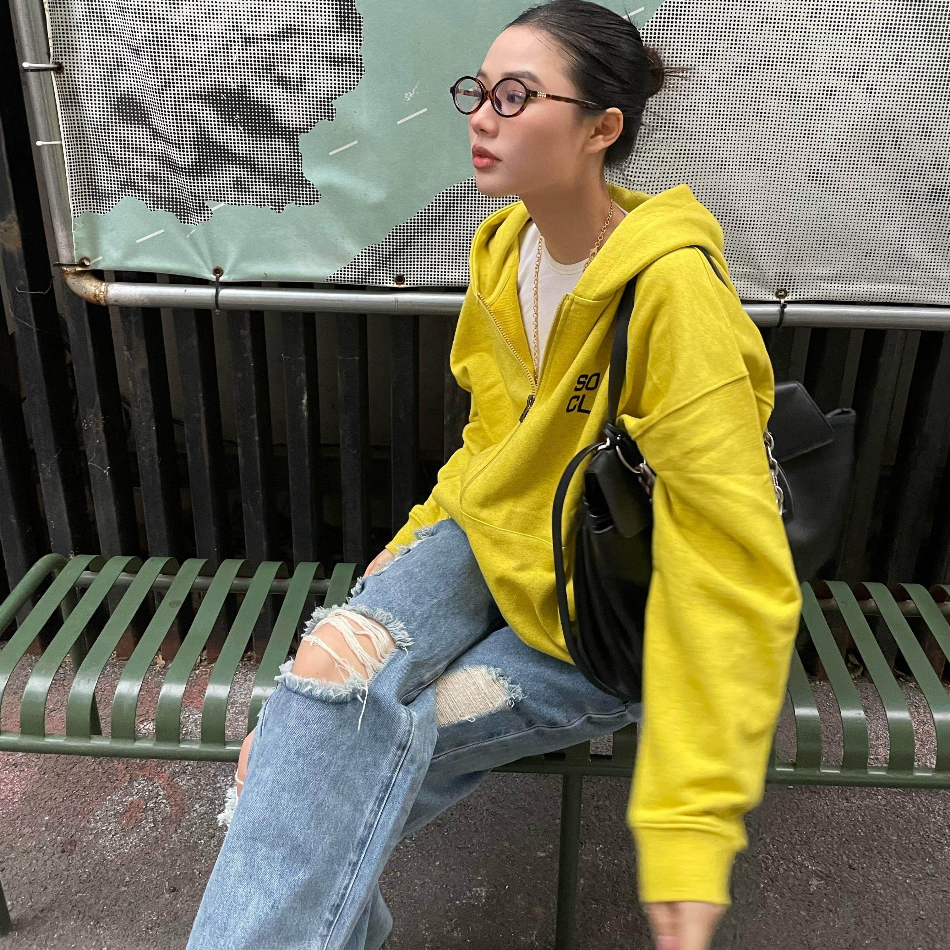 SYMOCOLOR 潮牌基础开衫连帽运动衫2025春秋男女外套百搭运动休闲图片