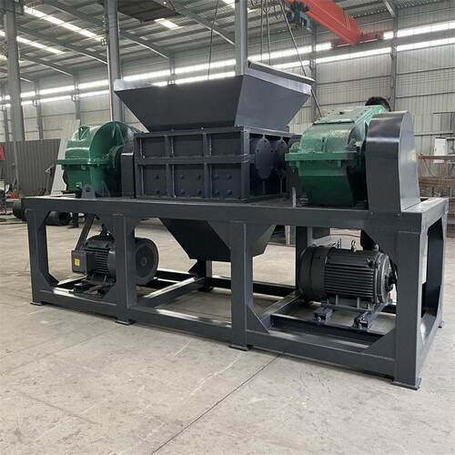 双轴大件垃圾撕碎机 液压率快片卷纸撕碎设备 汽车骨架外壳撕粉碎