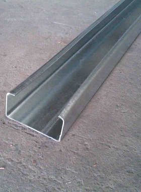 加工C型钢 热镀锌Q235 C型钢41*41*2 镀锌檩条  冲孔 上海