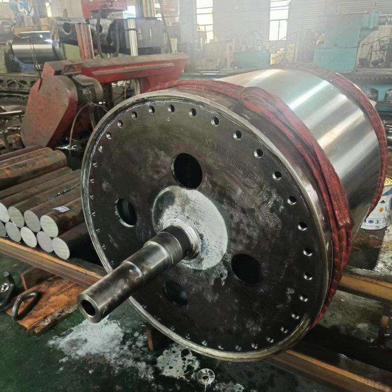 制作导热油加热辊 烘干辊定 制 电加热棒导热油工业辊加工