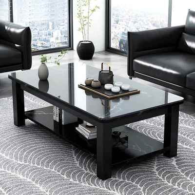 茶几客厅家用现代简约钢化玻璃办公室极简茶台新款小户型茶桌工厂