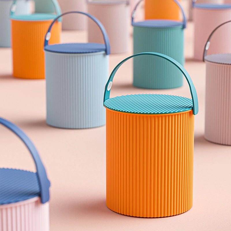 幼儿园桶凳洗漱收纳桶塑料加厚钓鱼桶可坐人多功能洗车水桶凳带盖