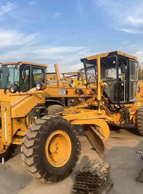 热销九成新二手CAT 140K平地机轮胎式带平整土地工程机械