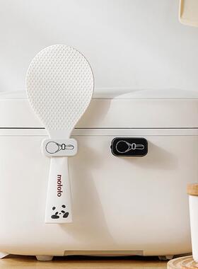 Wall-Mounted Rice Cooker and Utensil Organizer, Simple Plast