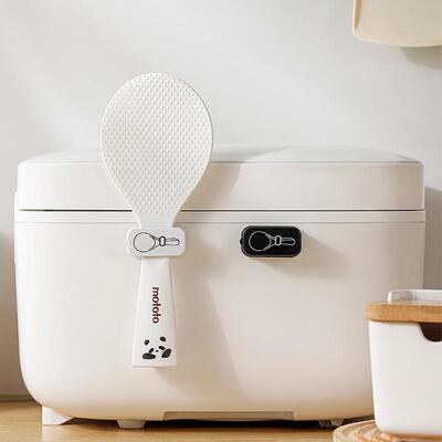 Wall-Mounted Rice Cooker and Utensil Organizer, Simple Plast