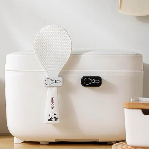 Wall-Mounted Rice Cooker and Utensil Organizer, Simple Plast