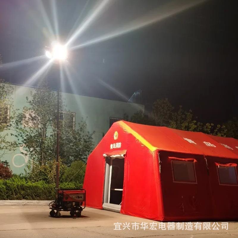 2020MF96动1移动升降照明车带发电机SFW6110BH遥控自升降应急工作