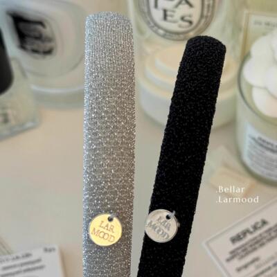 Bellar / larmood Shimmering2.0 silver&black handmade圆片发箍