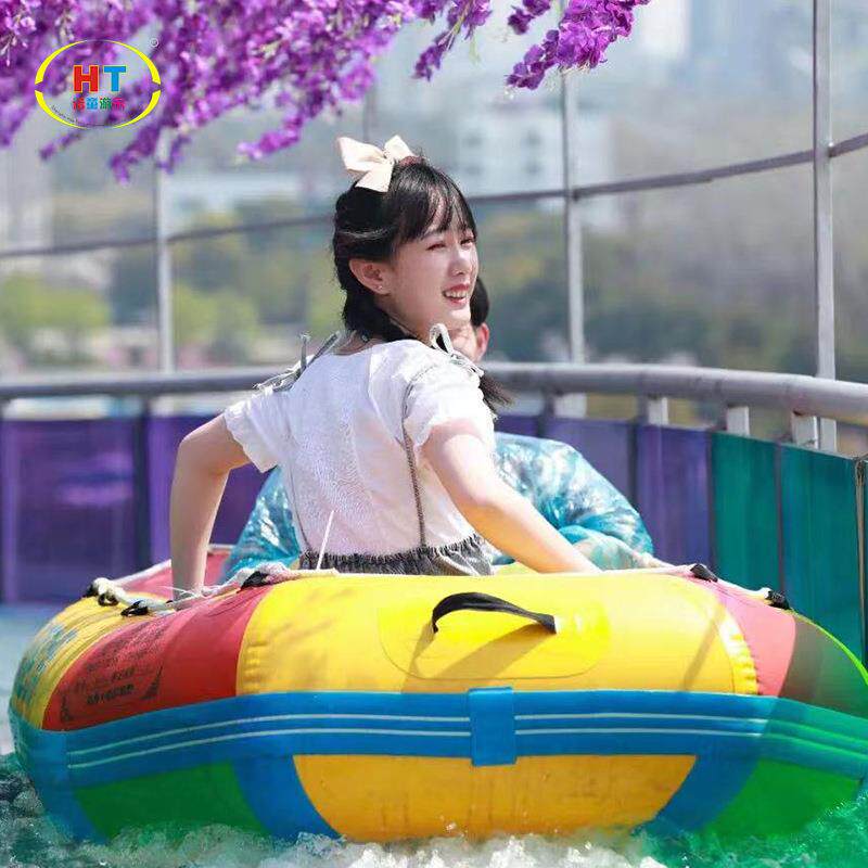 浩童款网红玻璃滑道漂流船 景区自排水漂流船 源头厂家