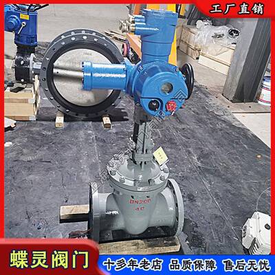 蝶灵矿用隔爆兼本安型电动闸阀ZJ941H-40CDN200煤安防爆阀门AC660