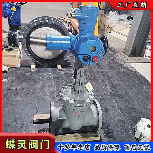 蝶灵矿用隔爆兼本安型电动闸阀ZJ941H-40CDN200煤安防爆阀门AC660