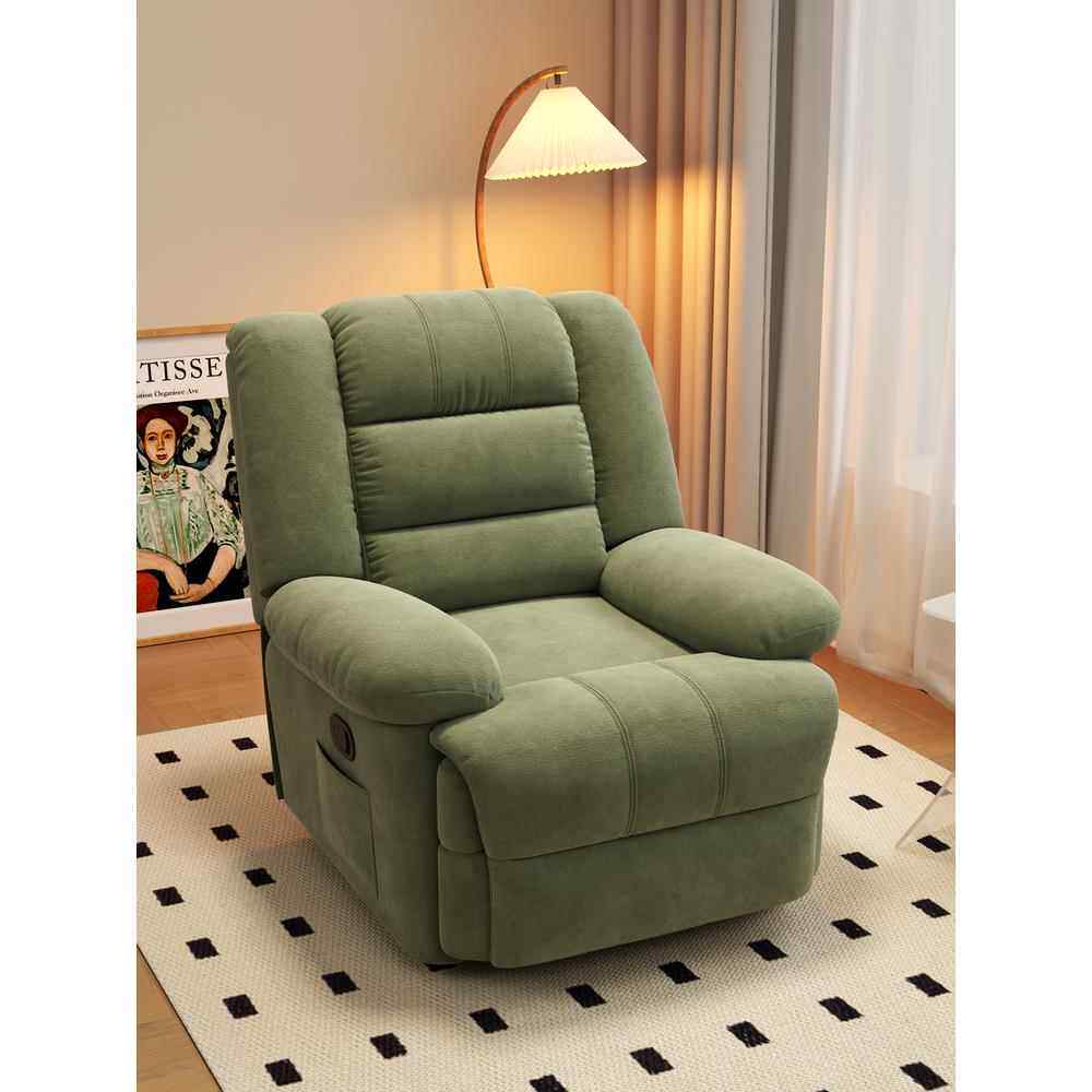 布艺沙发客厅阳台影音室多功能懒人单人休闲电动摇转可躺可睡椅子