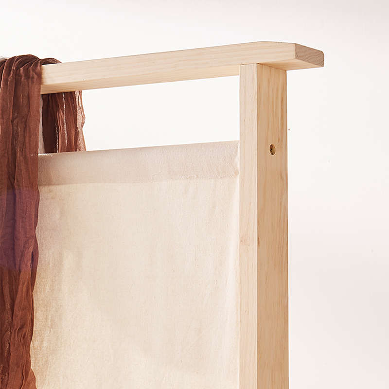 中式屏风隔断简约现代客厅茶室实木禅意玄关布艺卧室遮挡家用座屏