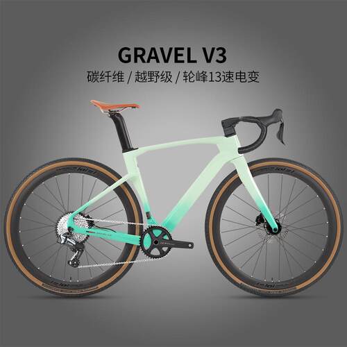 Gravel V3砾石公路车碳纤维WheelTop GEX-13速无线电变油压碟刹