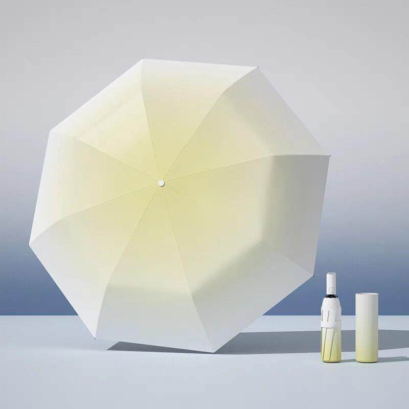 高档雨伞大防号折韩国小叠清U新黑胶晒抗V遮阳伞女晴雨两用遮阳伞