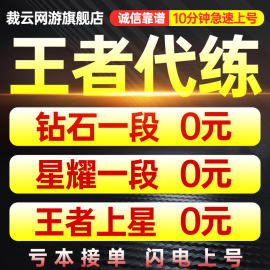 低价王者送荣耀代练刷排位带打玩车队上分英雄战力巅峰赛