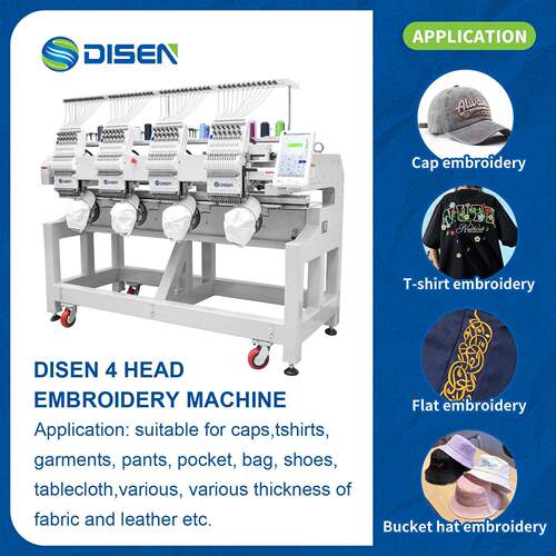 Multi-Head Broderier Professional 4 Head Embroidery Machine