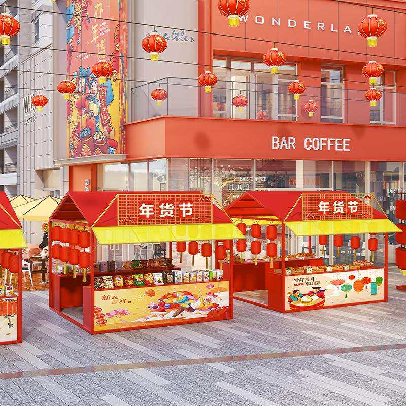 网红地摊架售货架商业街地摊架铁艺摆摊棚架夜市活动促销台摆摊架