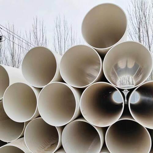 白色大口径pv排污通风管建筑工程管排水管塑料硬管大管子厂家