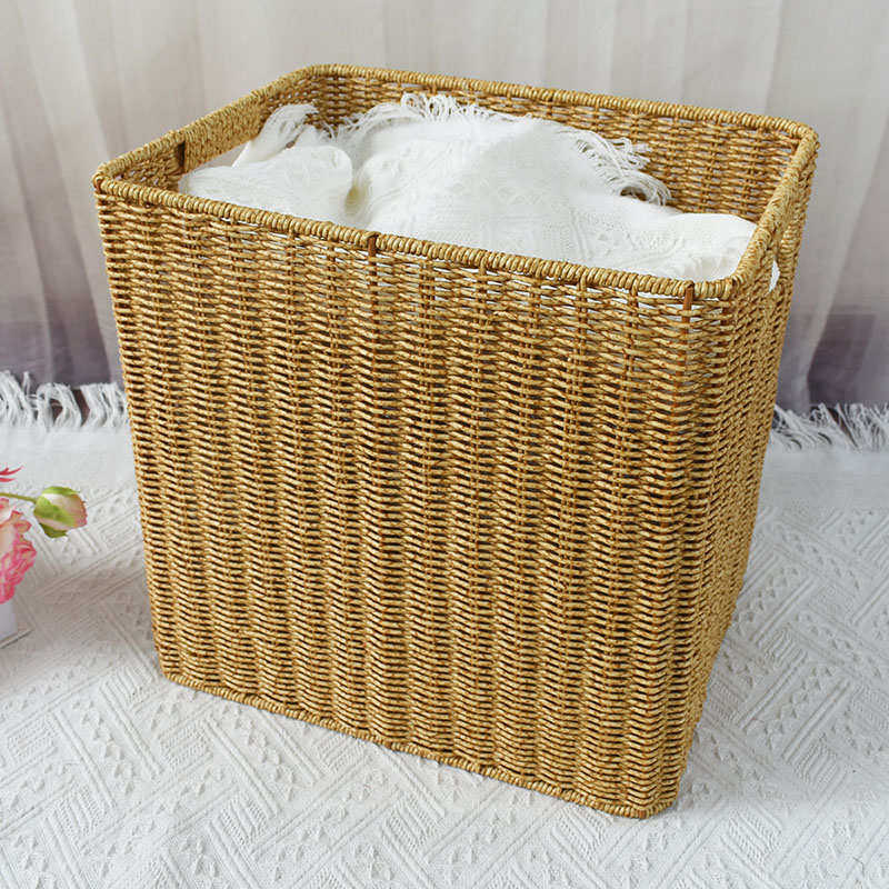 提手用品衣织收纳洗衣脏厂家藤编篮子超市篮筐展示筐双仿酒店手工,收纳整理,脏衣篮,淘宝优惠券,粉丝福利购,淘宝优惠卷
