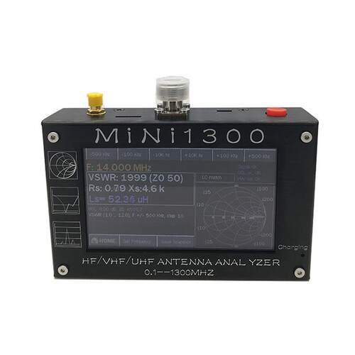 4.3寸矢量网络分析仪MINI1300 频率范围 0.1-1300MHz便携式